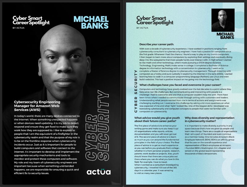 Actua CyberSmart spotlight portrait