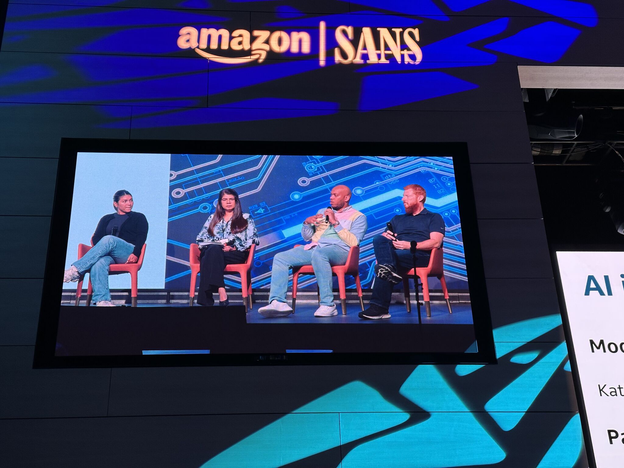 Reconnecting with the InnoSec crew after the panel